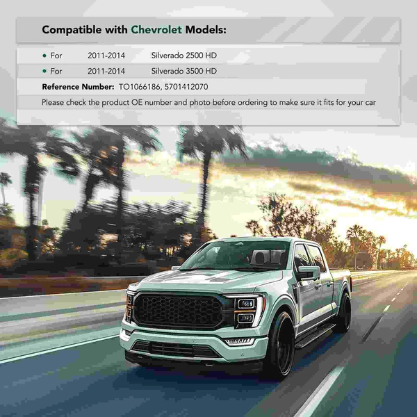 Front Passenger Bumper Impact Bracket Brace for Chevrolet Silverado 2500 HD 3500 HD