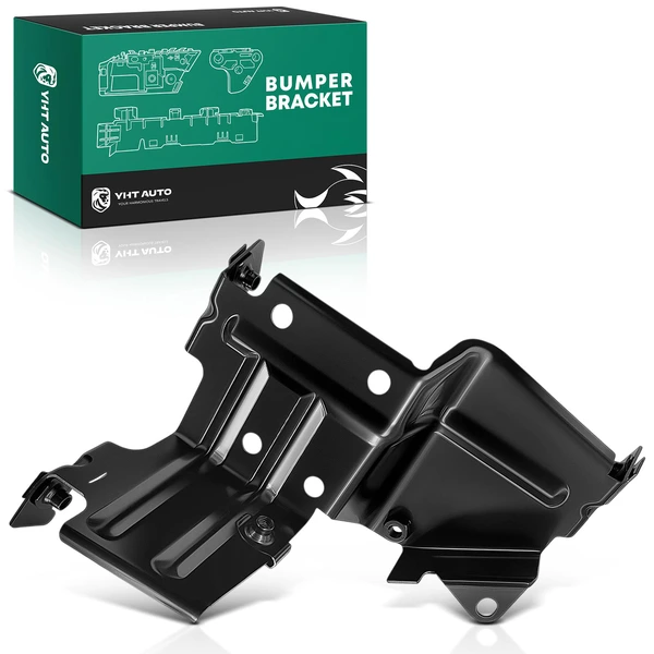 Front Driver Outer Steel Bumper Bracket for GMC Sierra 2500 HD 3500 HD 2011-2014