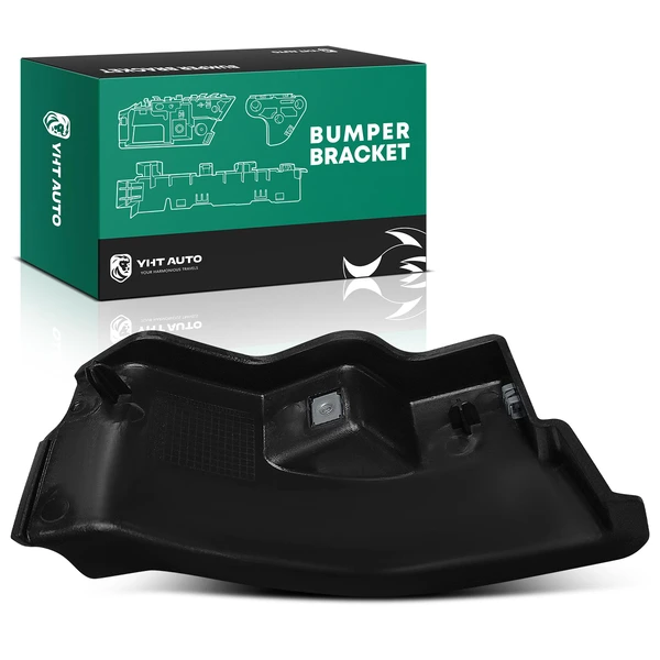 Front Driver Plastic Bumper Bracket for Chevy Silverado 1500 2016-2018 1500 LD 2019