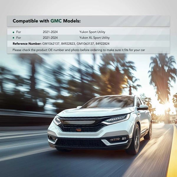 2 Pcs Front Driver & Passenger Bumper Bracket for GMC Yukon Yukon XL 2021-2024