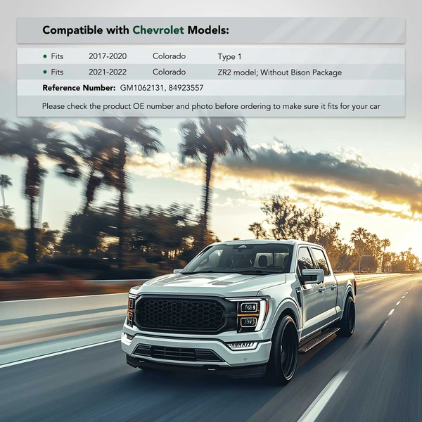 Front Driver Bumper Support Bracket for Chevrolet Colorado 2017-2022