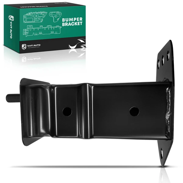 Front Passenger Black Steel Bumper Bracket for 2003-2009 Lexus GX470