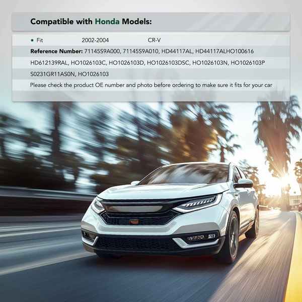 Front Driver Upper Steel Bumper Retainer for Honda CR-V 2002-2003 2004