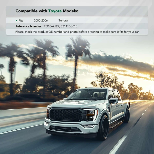 Front Passenger Steel Bumper Bracket for 2000-2006 Toyota Tundra