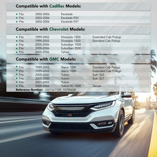 Front Passenger Steel Bumper Bracket for Chevy Silverado 1500 Tahoe GMC Yukon