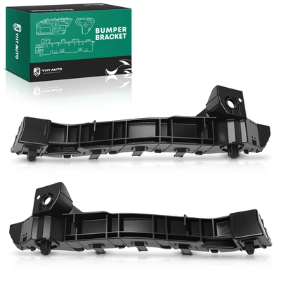 2 Pcs Front Driver & Passenger Plastic Bumper Cover Bracket