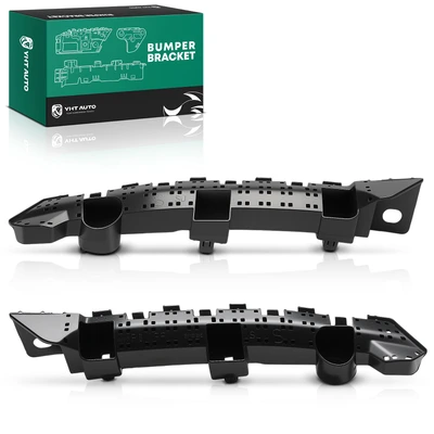 2 Pcs Front Plastic Upper Bumper Cover Bracket Retainer