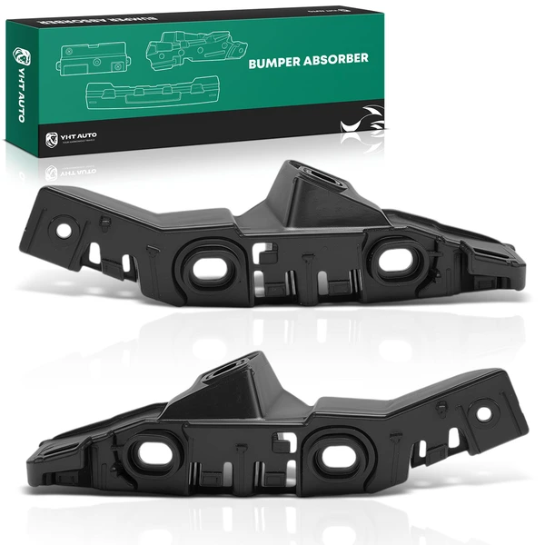 2 Pcs Front Outer Bumper Cover Retainer for Volkswagen Tiguan 2018-2020 Sport Utility