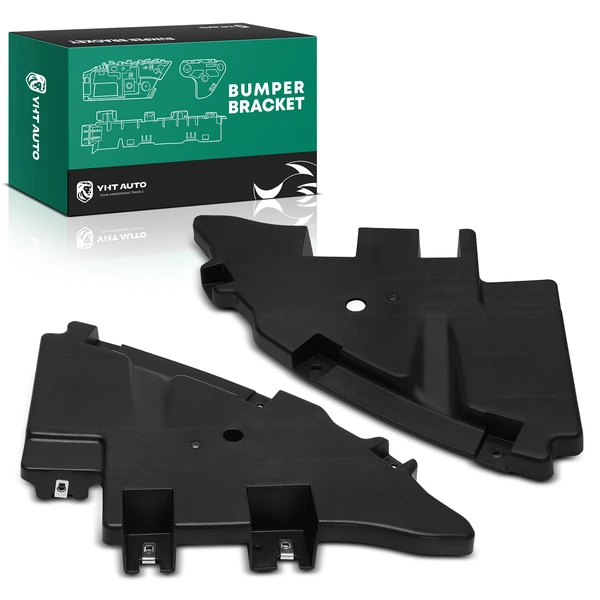 2 Pcs Front Driver & Passenger Bumper Filler for Chevrolet Suburban Tahoe 2015-2020