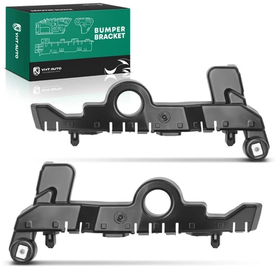 2 Pcs Front Plastic Bumper Fascia Guide Bracket