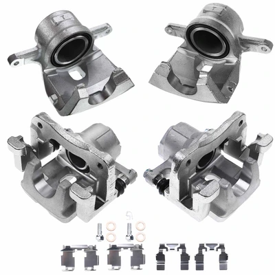 4 Pcs Front & Rear Disc Brake Calipers