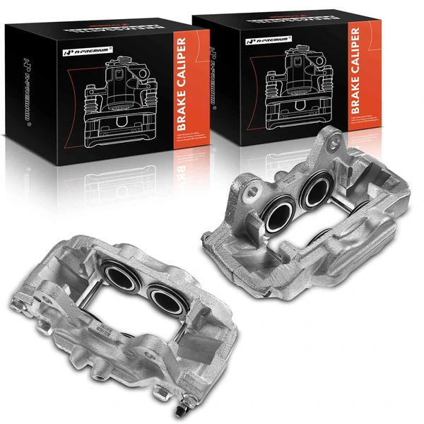 2-Pc Brake Caliper Front Driver & Passenger 4-Piston A-Premium APBC0209