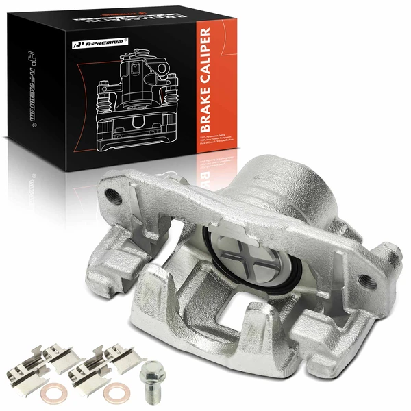 1-PC Brake Caliper, Front Left Driver Side, 1-Piston, A-Premium APBC4334