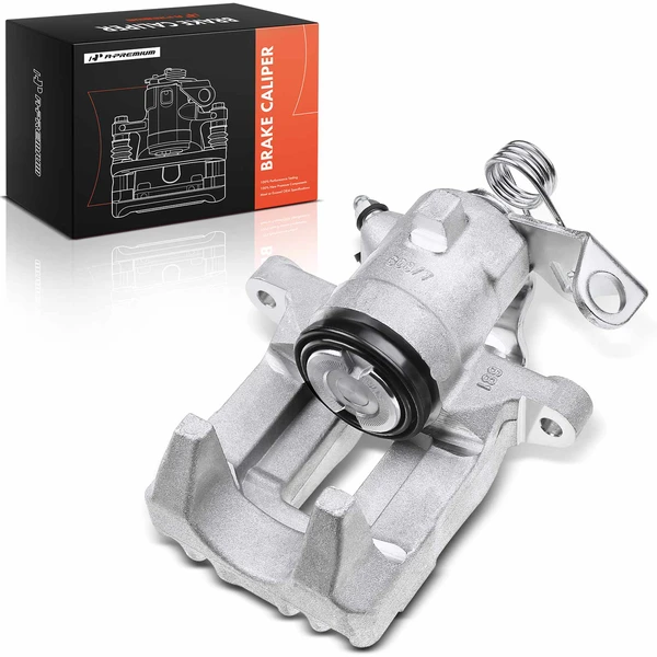 1-PC Brake Caliper, Rear Right Passenger Side, 1-Piston, A-Premium APBC0016
