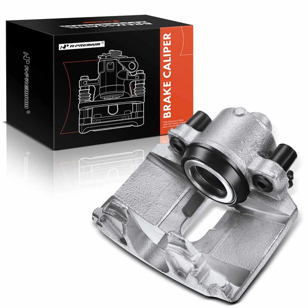 2008-2009 Audi TT 1-Pc Brake Caliper Front Left Driver Side 1-Piston A-Premium APBC0046