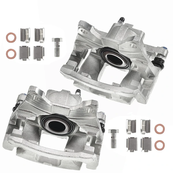 2007-2017 Jeep Wrangler 2-Pc Brake Caliper Rear Driver & Passenger 1-Piston A-Premium APBC0115