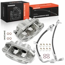 2009-2010 Dodge Ram 1500 4pc Brake Caliper & Brake Hydraulic Hose A-Premium APBC4791