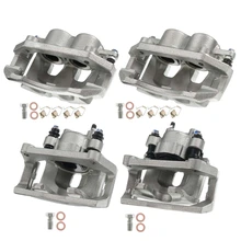 4-PC Brake Caliper, Front & Rear, 2-Piston (Front); 1-Piston (Rear), A-Premium APBC1382