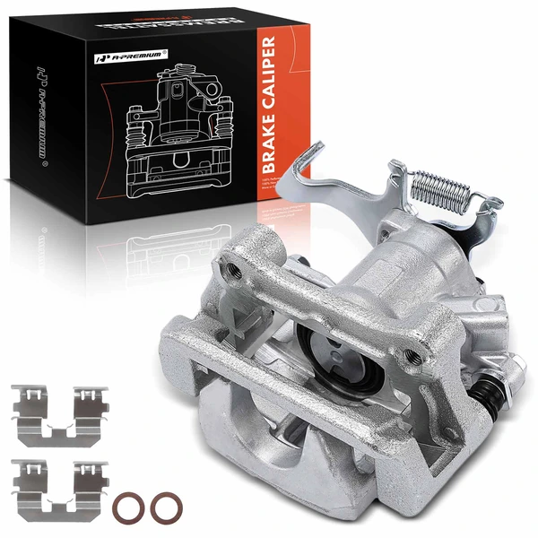 1-PC Brake Caliper, Rear Right Passenger Side, 1-Piston, A-Premium APBC3310
