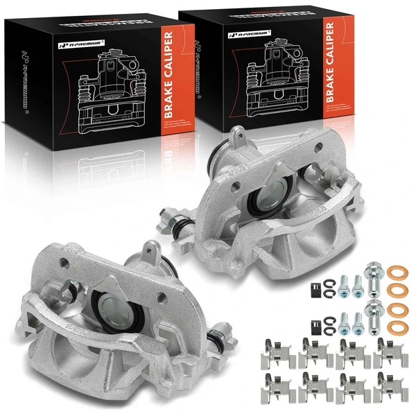 2019-2022 Toyota Avalon 2-Pc Brake Caliper Rear Driver & Passenger 1-Piston A-Premium APBC4387