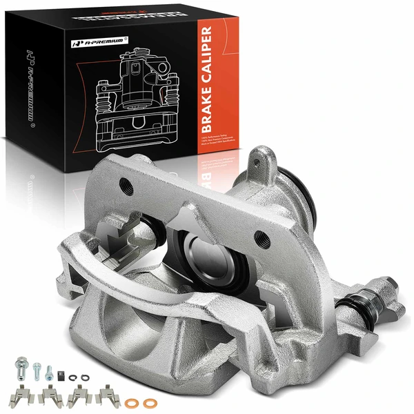 1-PC Brake Caliper, Rear Right Passenger Side, 1-Piston, A-Premium APBC4372