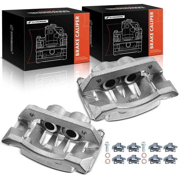 2008-2012 Ford F-250 Super Duty 2-Pc Brake Caliper Rear Driver & Passenger 2-Piston A-Premium APBC0232