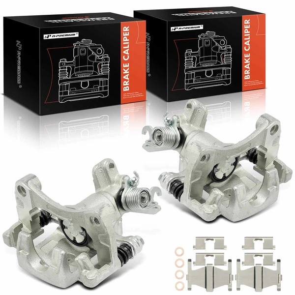 2-PC Brake Caliper, Rear Driver & Passenger, 1-Piston, A-Premium APBC4032