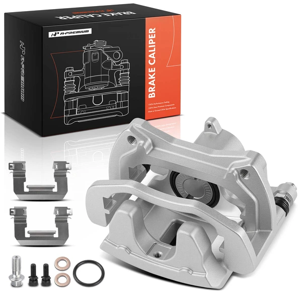 2016-2020 Tesla S 1-Pc Brake Caliper with Bracket Rear Left Driver Side 1-Piston A-Premium APBC4535