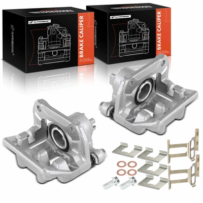 2 Pcs Rear Disc Brake Caliper with bracket