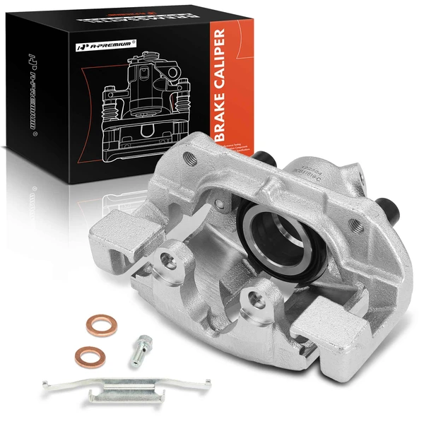 1-PC Brake Caliper, Front Left Driver Side, 1-Piston, A-Premium APBC4303