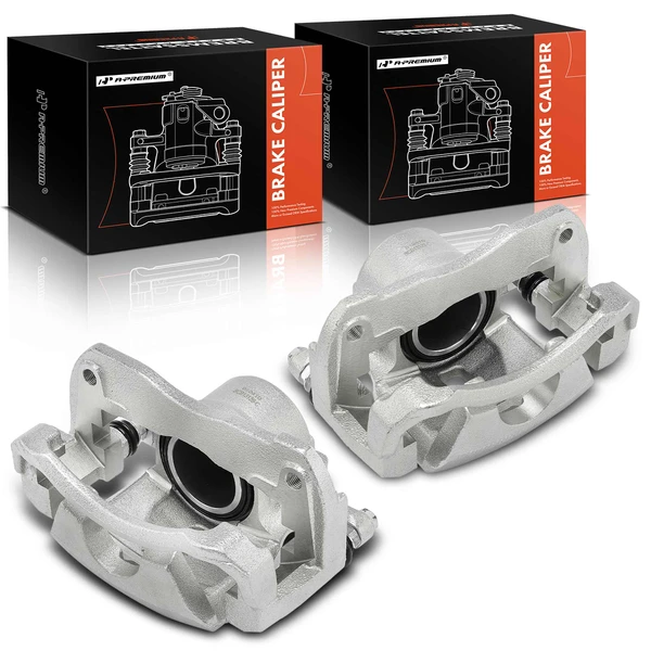 2-PC Brake Caliper, Front Driver & Passenger, 1-Piston, A-Premium APBC4038