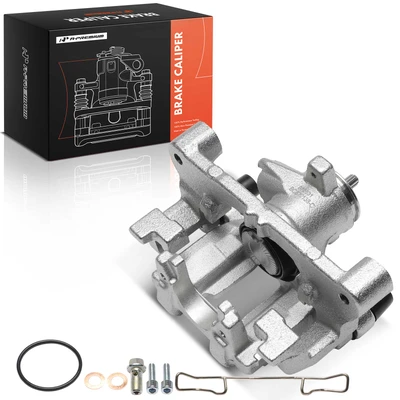 Rear Passenger Brake Caliper with Bracket & Piston