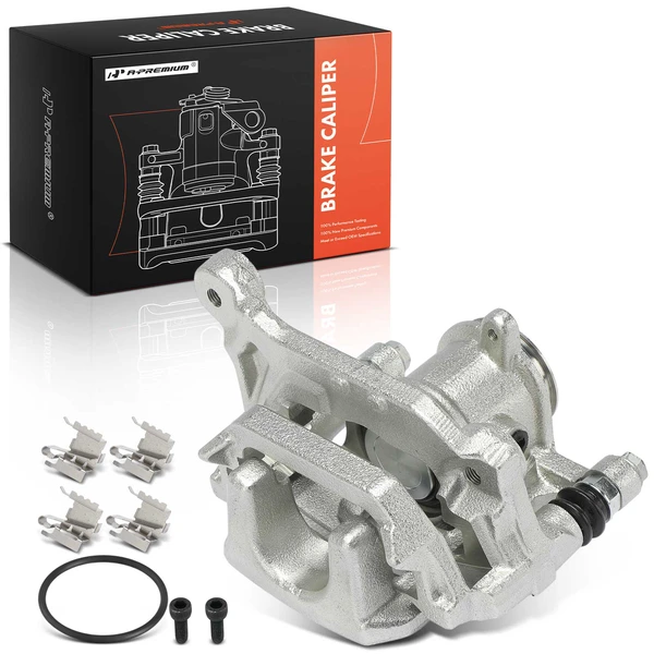 2018-2020 2022 Mitsubishi Eclipse Cross 1-Pc Brake Cylinder Caliper with Bracket Rear Right Passenger Side 1-Piston A-Premium APBC4486