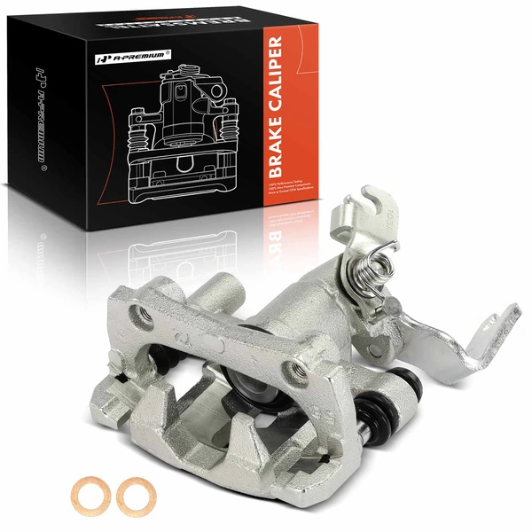 1-PC Brake Caliper, Rear Left Driver Side, 1-Piston, A-Premium APBC2581