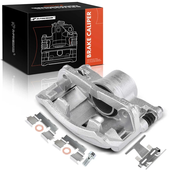 1990-1993 Honda Accord 1-Pc Brake Caliper Front Left Driver Side 1-Piston A-Premium APBC3314