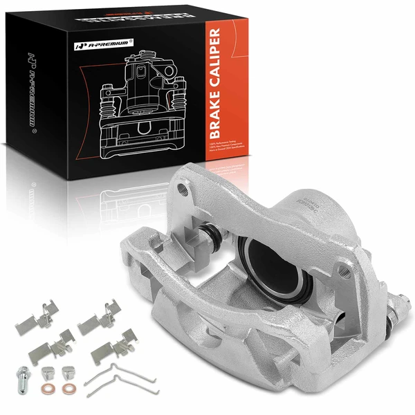 1-PC Brake Caliper, Front Right Passenger Side, 1-Piston, A-Premium APBC4040