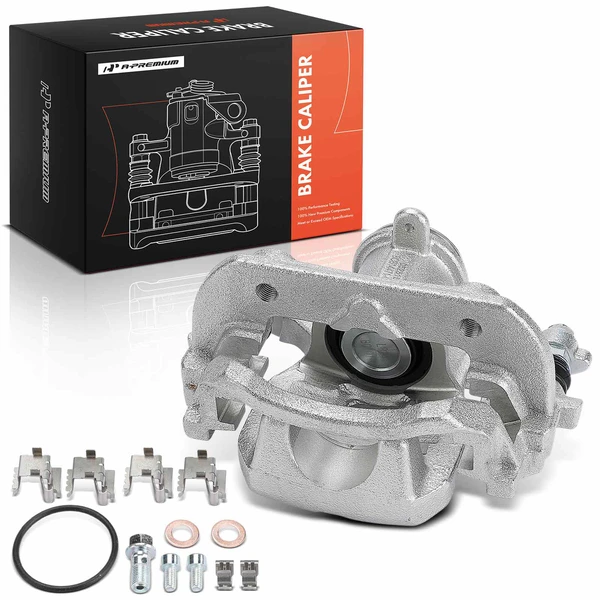 1-Pc Brake Caliper Rear Left Driver Side 1-Piston A-Premium APBC4566