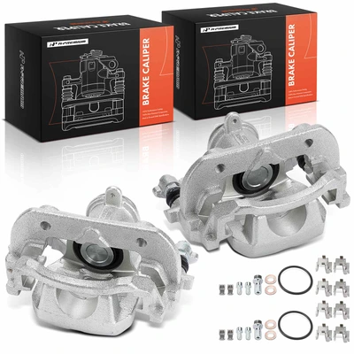 2 Pcs Rear Brake Caliper with 1-Piston