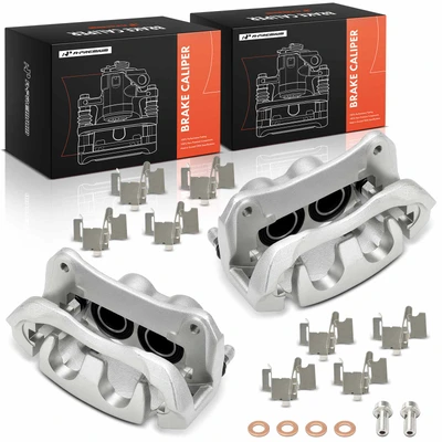 2 Pcs Front Brake Caliper with 2-Piston