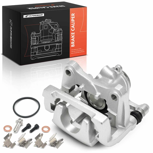 1-Pc Brake Caliper Rear Right Passenger Side 1-Piston A-Premium APBC4576