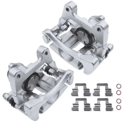 2 Pcs Rear Disc Brake Calipers with Bracket