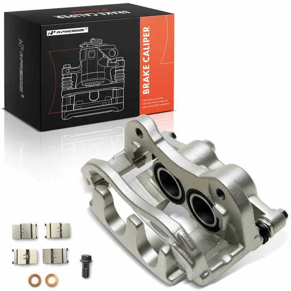 2020-2024 Ford Transit-150 1-Pc Brake Caliper Front Left Driver Side 2-Piston A-Premium APBC4586