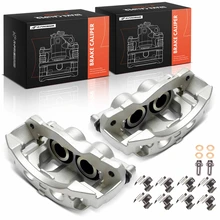 2 Pcs Front Brake Caliper with Bracket