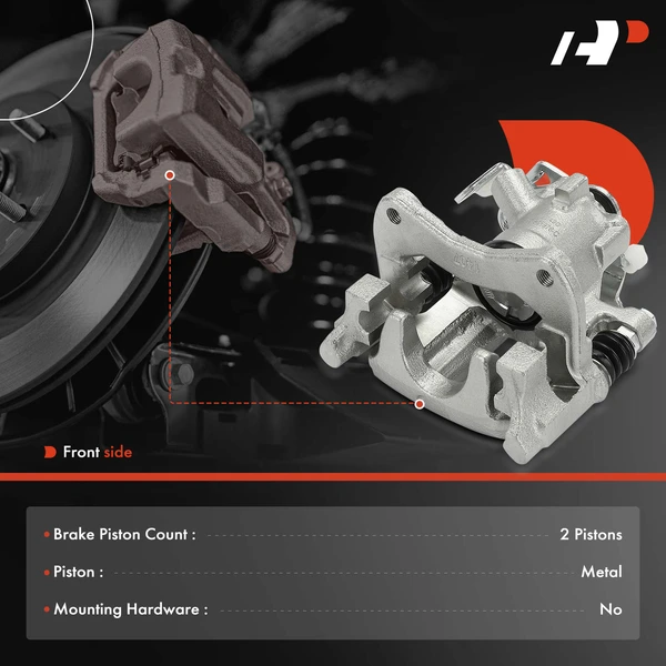 2-PC Brake Caliper, Rear Driver & Passenger, 1-Piston, A-Premium APBC4047