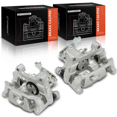 2 Pcs Rear Brake Caliper with Bracket
