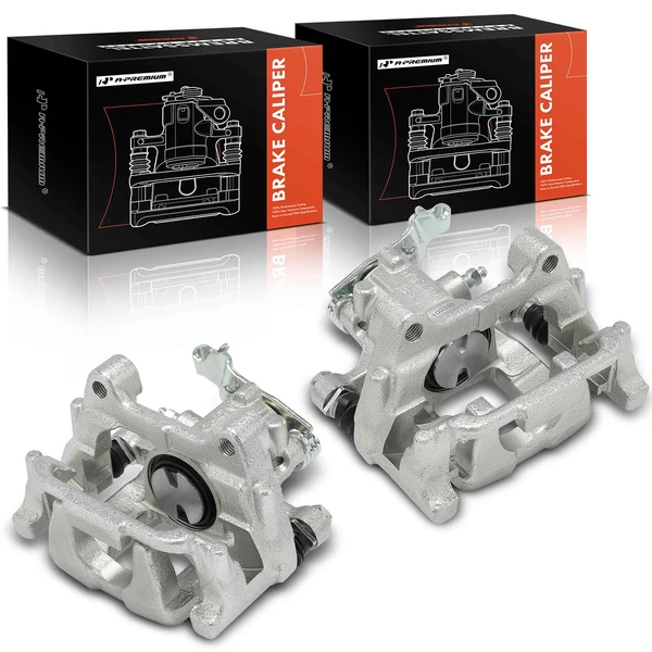 2010-2013 Audi A3 2-Pc Brake Caliper Rear Driver & Passenger 1-Piston A-Premium APBC4306