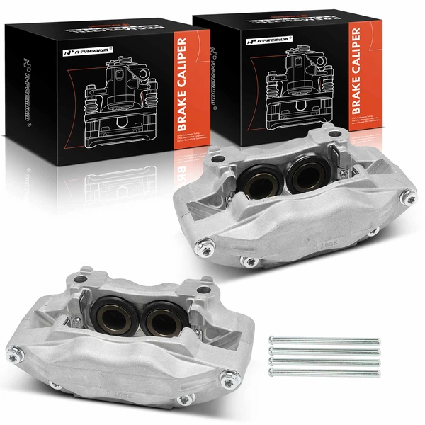 2-PC Brake Caliper, Front Driver & Passenger, 4-Piston, A-Premium APBC3840