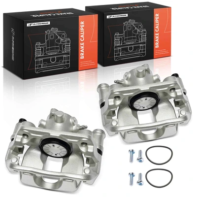 2pc Brake Caliper Rear Driver & Passenger Side 1-Piston A-Premium APBC4597