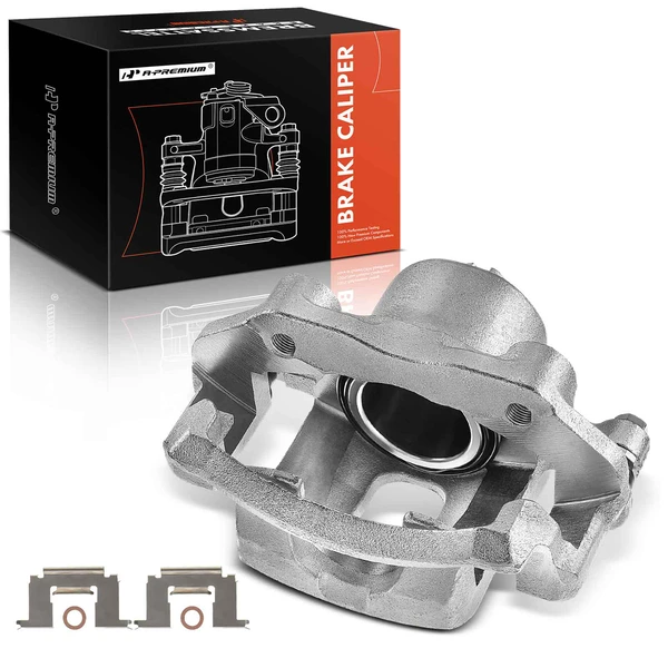 1-PC Brake Caliper, Front Left Driver Side, 1-Piston, A-Premium APBC0828