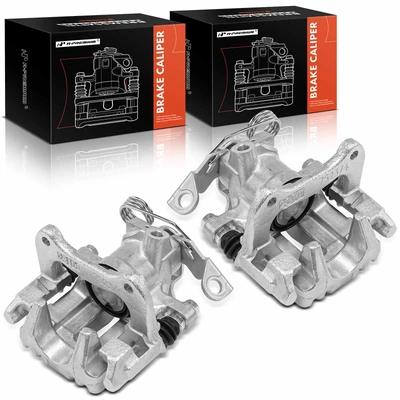 2 Pcs Rear Brake Caliper with Bracket